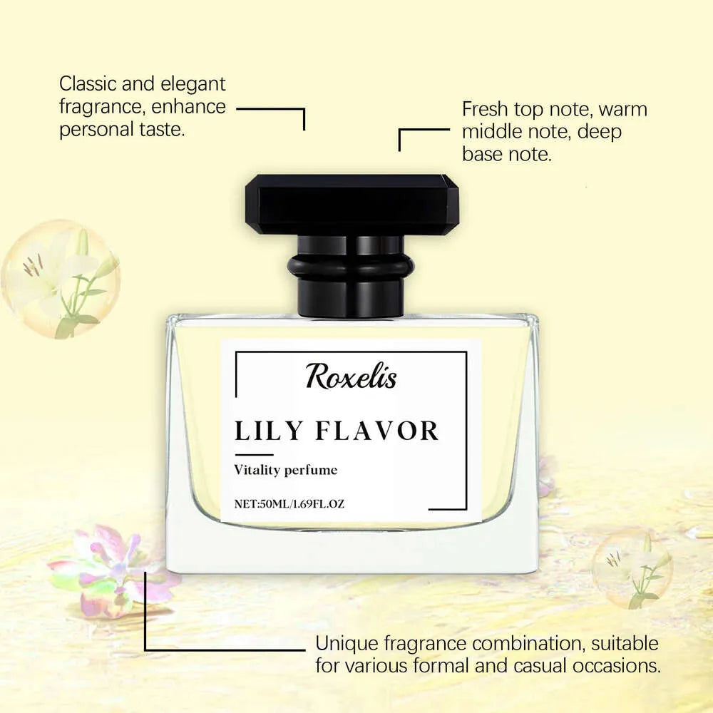 Roxelis Lily Flavor, Vitality Perfume (50ml)