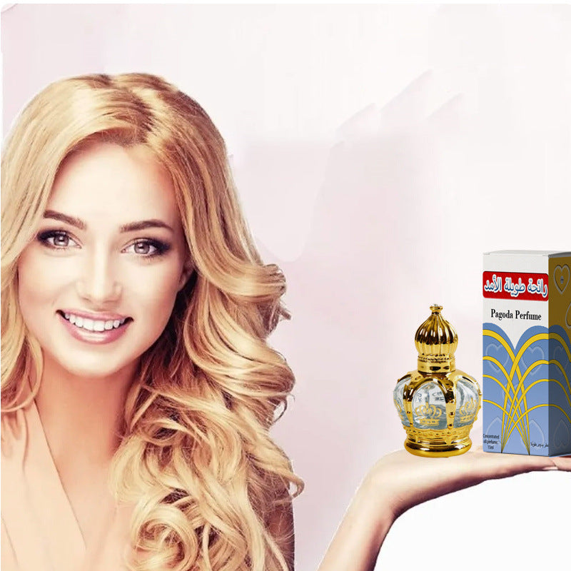 Pagoda Middle East Arabic Perfume Fragrant Perfume Gold