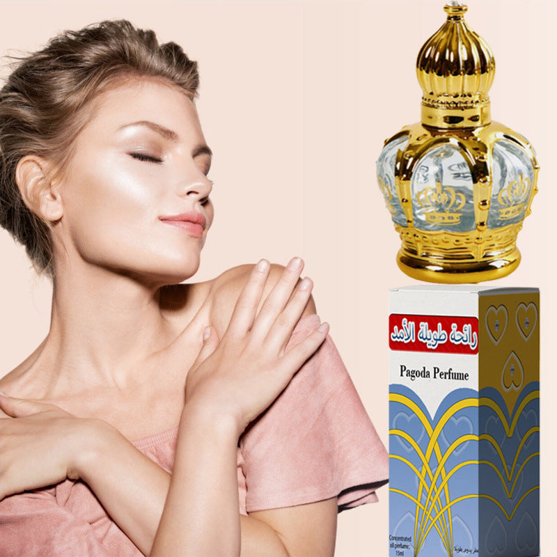 Pagoda Middle East Arabic Perfume Fragrant Perfume Gold